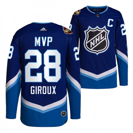 Pánské Hokejový Dres Philadelphia Flyers Claude Giroux 28 MVP 2022 NHL All-Star Modrý Authentic